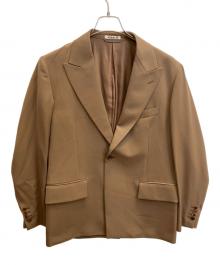 AURALEE（オーラリー）の古着「LIGHT WOOL MAX GABARDINE JACKET」｜ブラウン