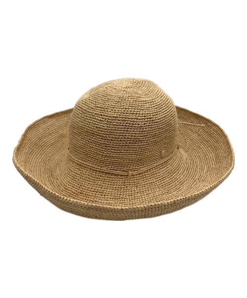HELEN KAMINSKI（ヘレンカミンスキー）HELEN KAMINSKI (ヘレンカミンスキー) ラフィアハット ナチュラルの古着・服飾アイテム