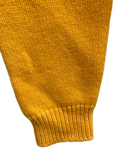 Yonetomi（ヨネトミ）Yonetomi (ヨネトミ) ソフトラムウールニットカーディガン オレンジ サイズ:3の古着・服飾アイテム