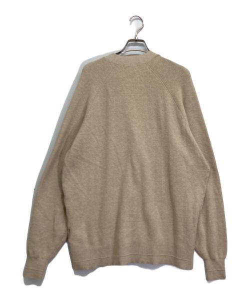 SCENTOF（セントオブ）SCENTOF (セントオブ) コットンカーディガン ベージュ サイズ:Fの古着・服飾アイテム