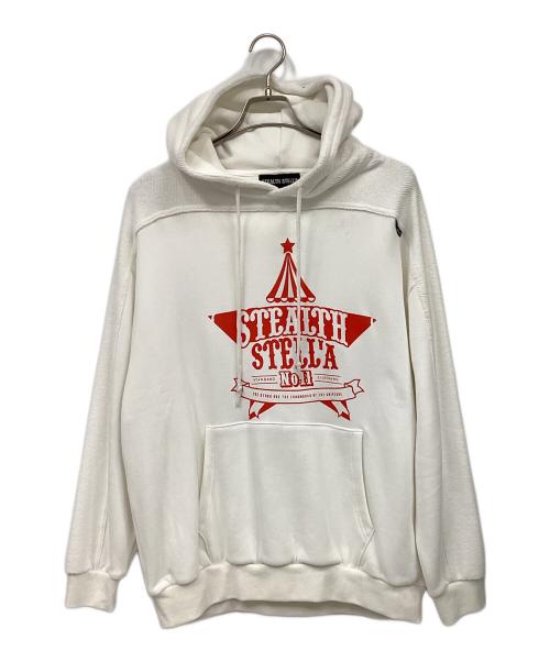 STEALTH STELL'A（ステルスステラ）STEALTH STELL'A (ステルスステラ) COLLEGE-PULL PK HEAVY-CIRCUS ホワイト サイズ:2の古着・服飾アイテム