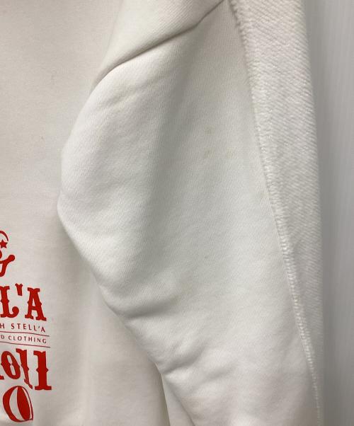 STEALTH STELL'A（ステルスステラ）STEALTH STELL'A (ステルスステラ) COLLEGE-PULL PK HEAVY-CIRCUS ホワイト サイズ:2の古着・服飾アイテム