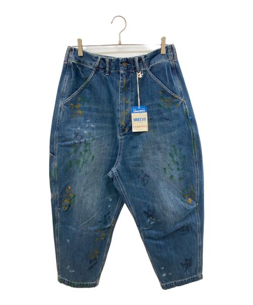 Liberaiders（リベレイダース）Liberaiders (リベレイダース) DENIM PAINTER SARROUEL PANTS ブルー サイズ:Lの古着・服飾アイテム