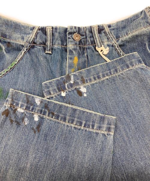 Liberaiders（リベレイダース）Liberaiders (リベレイダース) DENIM PAINTER SARROUEL PANTS ブルー サイズ:Lの古着・服飾アイテム