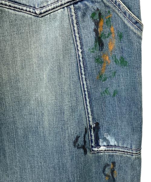 Liberaiders（リベレイダース）Liberaiders (リベレイダース) DENIM PAINTER SARROUEL PANTS ライトブルー サイズ:Lの古着・服飾アイテム