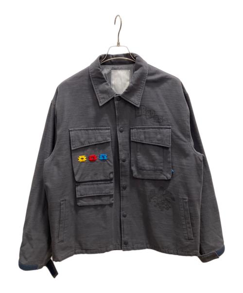 Liberaiders（リベレイダース）Liberaiders (リベレイダース) GARMENT DYED MILITARY JACKET ブラック サイズ:XLの古着・服飾アイテム