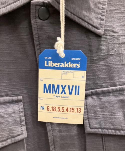 Liberaiders（リベレイダース）Liberaiders (リベレイダース) GARMENT DYED MILITARY JACKET ブラック サイズ:XLの古着・服飾アイテム