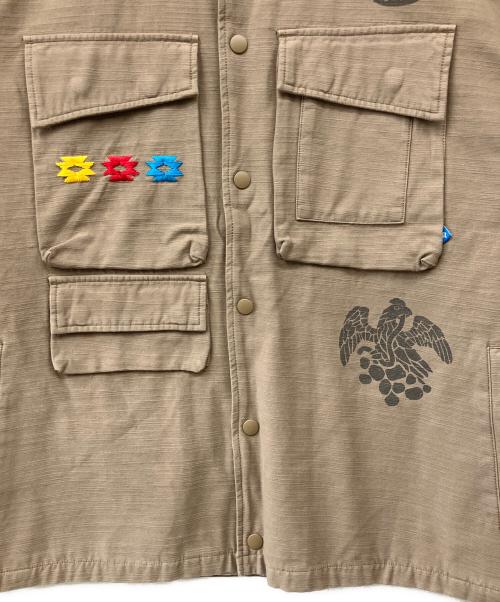 Liberaiders（リベレイダース）Liberaiders (リベレイダース) GARMENT DYED MILITARY JACKET ベージュ サイズ:XLの古着・服飾アイテム