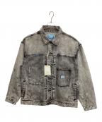 Liberaidersリベレイダース）の古着「BLEACHED DENIM JACKET」｜グレー