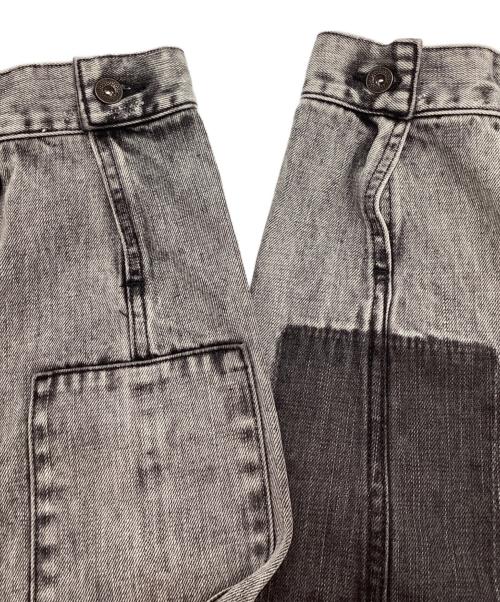 Liberaiders（リベレイダース）Liberaiders (リベレイダース) BLEACHED DENIM JACKET グレー サイズ:XLの古着・服飾アイテム