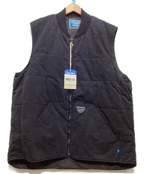 Liberaiders（リベレイダース）Liberaiders (リベレイダース) WORK QUILTED VEST ブラック サイズ:XLの古着・服飾アイテム