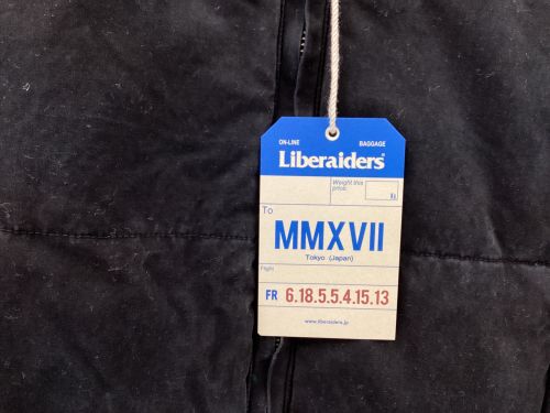 Liberaiders（リベレイダース）Liberaiders (リベレイダース) WORK QUILTED VEST ブラック サイズ:XLの古着・服飾アイテム