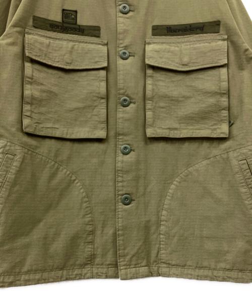 Liberaiders（リベレイダース）Liberaiders (リベレイダース) SoulGoods (ソウルグッズ) ミリタリージャケット グリーン サイズ:XLの古着・服飾アイテム