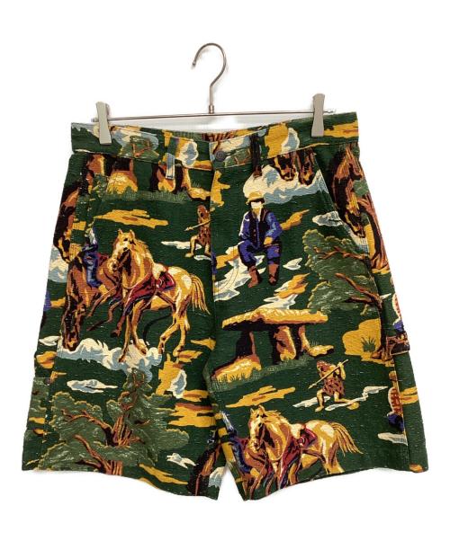 STELLA McCARTNEY（ステラマッカートニー）STELLA McCARTNEY (ステラマッカートニー) Horse Print Shorts オリーブ サイズ:31の古着・服飾アイテム
