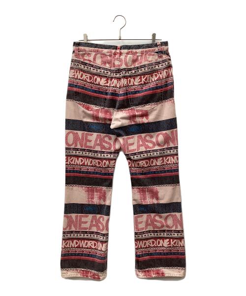 sacai（サカイ）sacai (サカイ) Eric Haze Denim Pant ピンク サイズ:2の古着・服飾アイテム