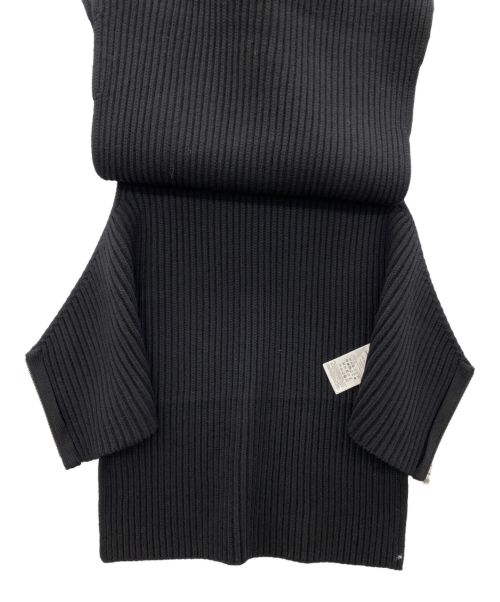 JIL SANDER（ジルサンダー）JIL SANDER (ジルサンダー) タートルネックニットベスト ブラック サイズ:36の古着・服飾アイテム