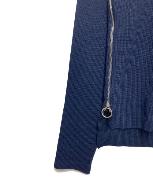 CELINE（セリーヌ）CELINE (セリーヌ) タートルネックニット ネイビー サイズ:Ｓの古着・服飾アイテム