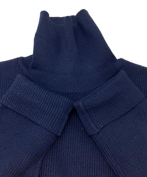 CELINE（セリーヌ）CELINE (セリーヌ) タートルネックニット ネイビー サイズ:Ｓの古着・服飾アイテム