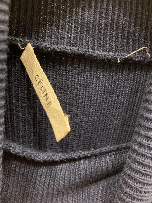 CELINE（セリーヌ）CELINE (セリーヌ) タートルネックニット ネイビー サイズ:Ｓの古着・服飾アイテム