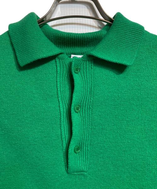 LOEWE（ロエベ）LOEWE (ロエベ) オープンシームポロセーター グリーン サイズ:Sの古着・服飾アイテム