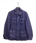 LORO PIANAロロピアーナ）の古着「リネンジャケット」｜ネイビー