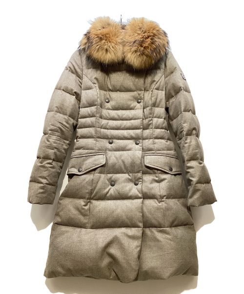 HETREGO（エトレゴ）HETREGO (エトレゴ) ダウンコート グレージュ サイズ:38の古着・服飾アイテム