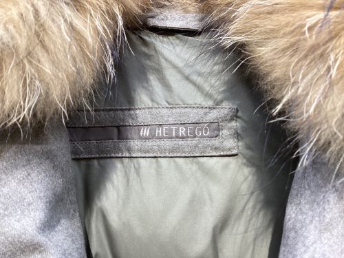 HETREGO（エトレゴ）HETREGO (エトレゴ) ダウンコート グレージュ サイズ:38の古着・服飾アイテム
