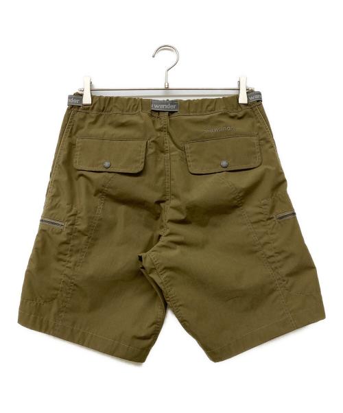 and wander（アンドワンダー）and wander (アンドワンダー) ハーフパンツ カーキ サイズ:2の古着・服飾アイテム