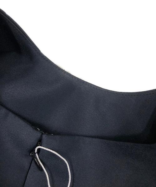 BALLSEY（ボールジィ）BALLSEY (ボールジィ) ハイカウントダブルクロス Aラインワンピース ネイビー サイズ:36 未使用品の古着・服飾アイテム