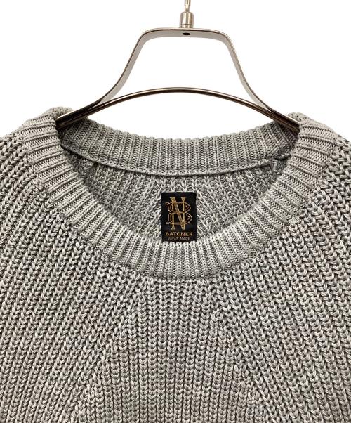 BATONER（バトナ―）BATONER (バトナ―) SIGNATURE CREW NECK グレー サイズ:1の古着・服飾アイテム