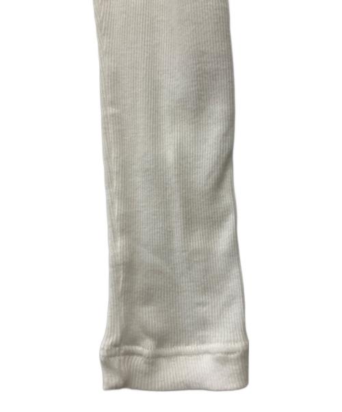 LIMI feu（リミフゥ）LIMI feu (リミフゥ) C RIB STITCH ARM SLIT T ホワイト サイズ:2の古着・服飾アイテム