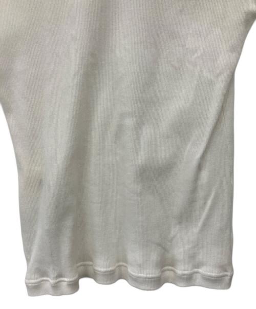 LIMI feu（リミフゥ）LIMI feu (リミフゥ) C RIB STITCH ARM SLIT T ホワイト サイズ:2の古着・服飾アイテム