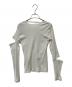 LIMI feu (リミフゥ) C RIB STITCH ARM SLIT T ホワイト サイズ:2：9000円