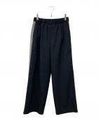 JOURNAL STANDARDジャーナルスタンダード）の古着「ポリエステルトロラインパンツ」｜ブラック