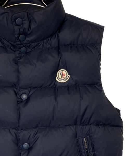 MONCLER（モンクレール）MONCLER (モンクレール) ダウンベスト ネイビーの古着・服飾アイテム