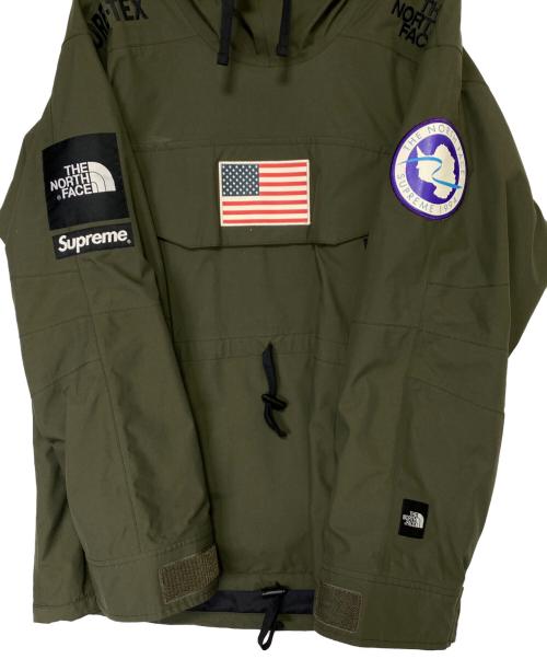 SUPREME（シュプリーム）SUPREME (シュプリーム) THE NORTH FACE (ザ ノース フェイス) Trans Antarctica Expedition Pullover オリーブ サイズ:Sの古着・服飾アイテム