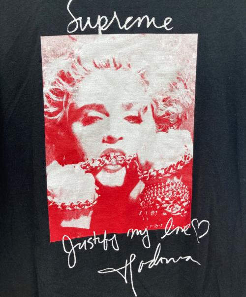 SUPREME（シュプリーム）SUPREME (シュプリーム) Madonna Tee ブラック×レッド サイズ:Lの古着・服飾アイテム