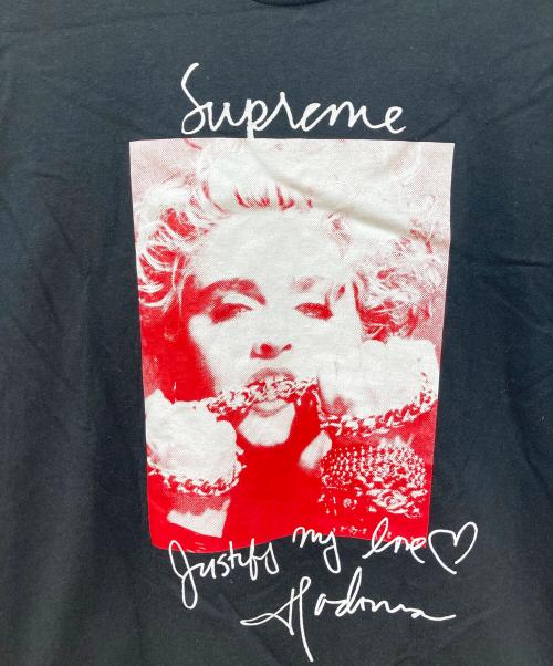 SUPREME（シュプリーム）SUPREME (シュプリーム) Madonna Tee ブラック×レッド サイズ:Mの古着・服飾アイテム
