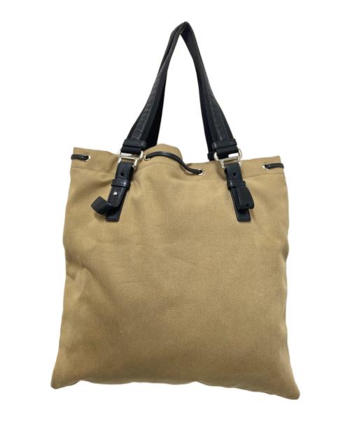 Yves Saint Laurent（イヴサンローラン）Yves Saint Laurent (イヴサンローラン) トートバッグ ベージュ×ブラック サイズ:下記参照の古着・服飾アイテム