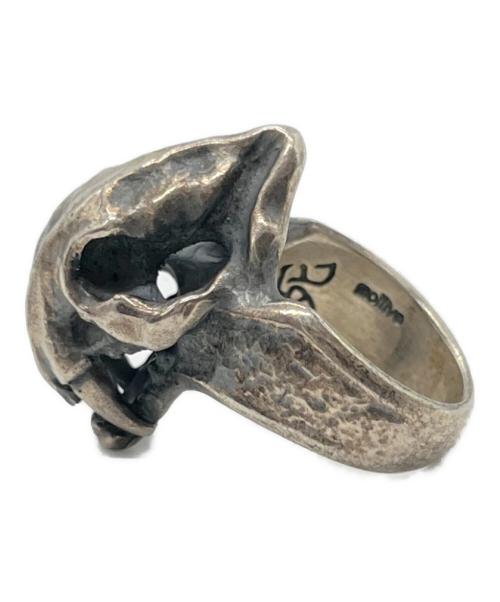 mollive（モリーヴ）mollive (モリーヴ) Heavy OZ HEAVY TIGER SKULL RING シルバー サイズ:14号の古着・服飾アイテム