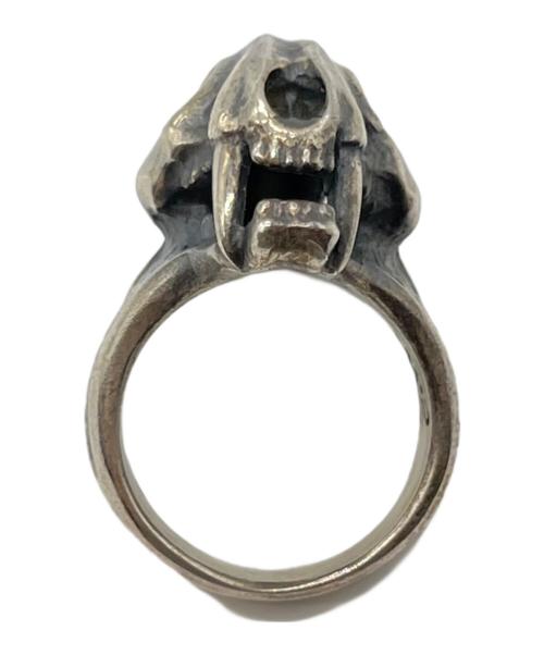 mollive（モリーヴ）mollive (モリーヴ) Heavy OZ HEAVY TIGER SKULL RING シルバー サイズ:14号の古着・服飾アイテム