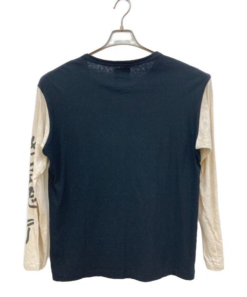 BLACK Scandal Yohji Yamamoto（ブラックスキャンダルヨウジヤマモト）BLACK Scandal Yohji Yamamoto (ブラックスキャンダルヨウジヤマモト) 低空飛行Tシャツ ブラック サイズ:3の古着・服飾アイテム