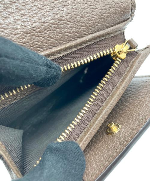 GUCCI（グッチ）GUCCI (グッチ) GGスプリーム 3つ折り財布 ベージュの古着・服飾アイテム