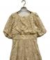 PROPORTION BODY DRESSING (プロポーションボディドレッシング) フラワーエンブロイダリーワンピース ベージュ サイズ:S：4000円