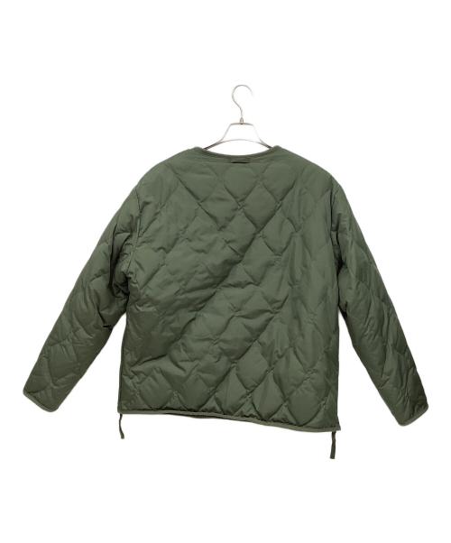TAION（タイオン）TAION (タイオン) ミリタリーリバーシブルクルーネックダウンジャケット グリーン サイズ:Lの古着・服飾アイテム