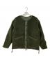 TAION（タイオン）の古着「ミリタリーリバーシブルクルーネックダウンジャケット」｜グリーン