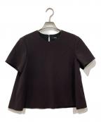 theoryセオリー）の古着「Admiral Crepe SS Aline Top CL J」｜ブラウン