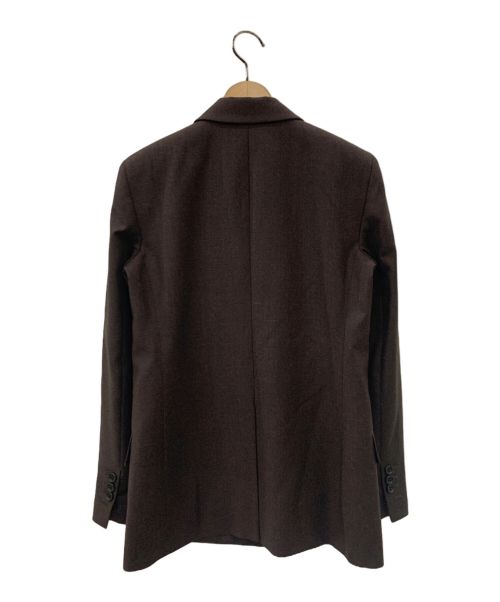 theory（セオリー）theory (セオリー) Sleek Flannel Boxy DB JKT ブラウンの古着・服飾アイテム