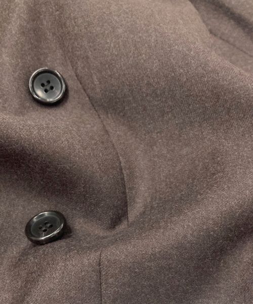 theory（セオリー）theory (セオリー) Sleek Flannel Boxy DB JKT ブラウンの古着・服飾アイテム