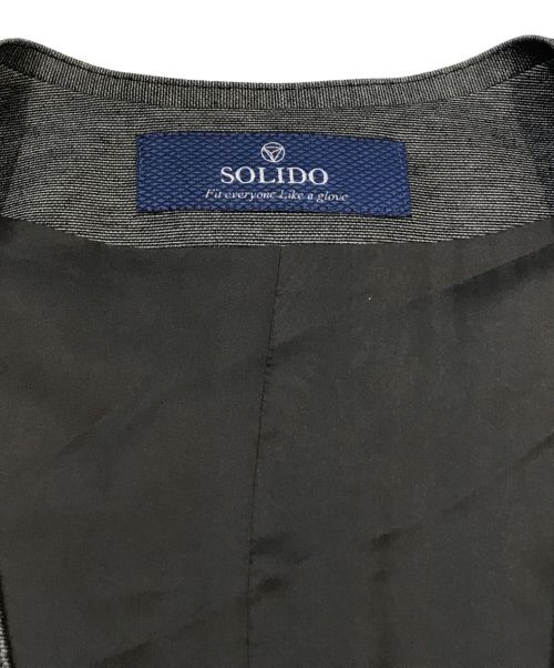 SOLIDO（ソリド）SOLIDO (ソリード) 超度詰カノコジレ　MSL17S439 グレー サイズ:04 未使用品の古着・服飾アイテム
